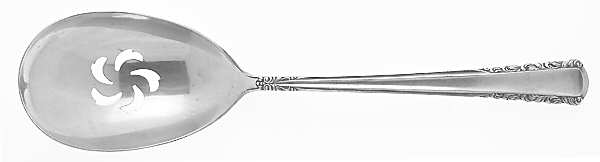 May Queen (Silverplate, 1951) Solid Pierced Casserole Spoon
