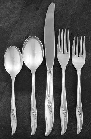 Magic Rose (Silverplate, 1963) 5 Piece Place Setting