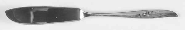 Magic Rose (Silverplate, 1963) Flat Handle Master Butter Knife