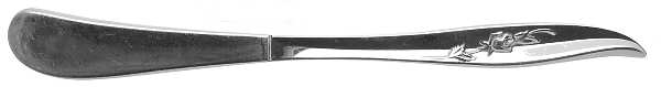 Magic Rose (Silverplate, 1963) Flat Handle Butter Spreader