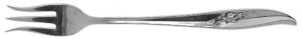Magic Rose (Silverplate, 1963) Short Handle Pickle/Olive Fork