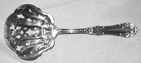 Marcell (Sterling, 1907) Solid Bon Bon Spoon with Pierced Bowl