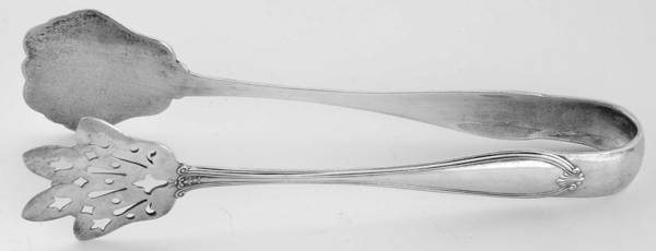 Margaret-Old (Sterling, 1907) Large Solid Sandwich Tongs