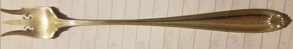 Margaret-Old (Sterling, 1907) Long Handle Pickle/Olive Fork