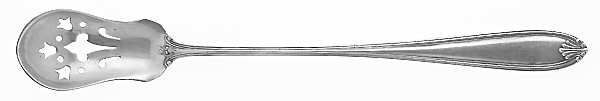 Margaret-Old (Sterling, 1907) Pierced Bowl Long Handle Olive Spoon