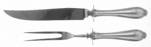 Margaret-Old (Sterling, 1907) Small Steak 2-Piece Carving Set w/Stainless Blade