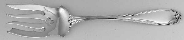 Margaret-Old (Sterling, 1907) Medium Solid Cold Meat Serving Fork