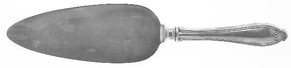 Margaret-New (Sterling, 1912) Pie Server with Silverplate Blade
