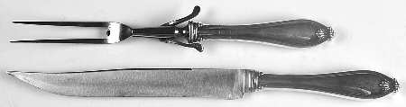 Margaret-New (Sterling, 1912) Small Stainless Blade 2-Piece Steak Carving Set