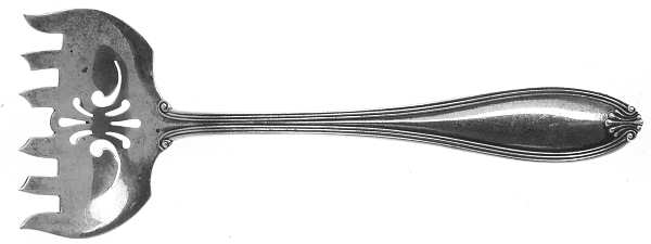 Margaret-New (Sterling, 1912) Large Solid Tined Sardine Serving Fork
