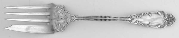 Marina (Silverplate, 1896) Small Solid Cold Meat Serving Fork