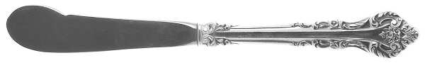 Masterpiece (Sterling, 1963) Butter Spreader Hollow Hdl-Paddle/Stainless Blade
