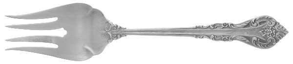 Masterpiece (Sterling, 1963) Medium Solid Cold Meat Serving Fork