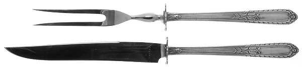 Masterpiece (Silverplate, 1932) Small Stainless Blade 2-Piece Steak Carving Set