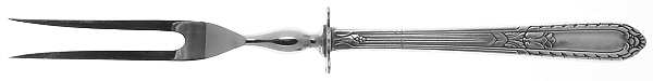 Masterpiece (Silverplate, 1932) Small Steak Carving Fork with Stainless Prongs