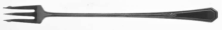 Mayfair (Silverplate, 1923) Long Handle Pickle/Olive Fork by International Silver