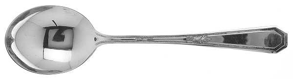 Mayfair (Silverplate, 1923) Round Bowl Soup Spoon (Gumbo) by International Silver