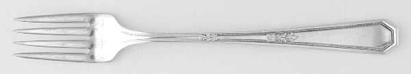 Mayfair (Silverplate, 1923) Grille Fork (Viande) by International Silver