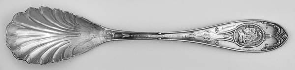 Medallion (Silverplate, 1867) Sugar Shell Spoon
