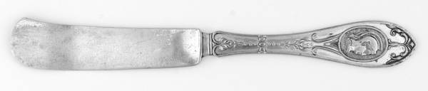 Medallion (Silverplate, 1867) Flat Handle Master Butter Knife