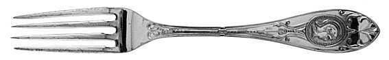 Medallion (Silverplate, 1867) Fork