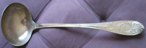 Medallion (Silverplate, 1867) Solid Soup Ladle