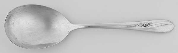 Meadow Flower (Silverplate, 1940) Solid Smooth Casserole Spoon