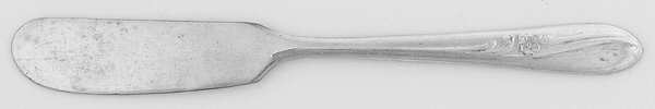 Meadow Flower (Silverplate, 1940) Flat Handle Butter Spreader