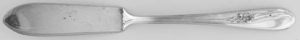 Meadow Flower (Silverplate, 1940) Flat Handle Master Butter Knife