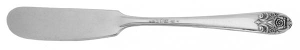 Melody (Silverplate, 1954) Flat Handle Butter Spreader