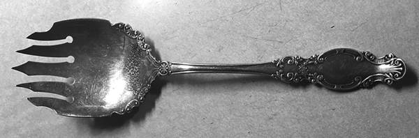 Melrose (Silverplate, 1898) Solid Salad Serving Fork