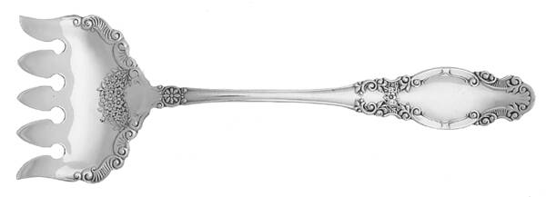 Melrose (Silverplate, 1898) Large Solid Tined Sardine Serving Fork