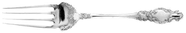Melrose (Silverplate, 1898) Medium Solid Cold Meat Serving Fork
