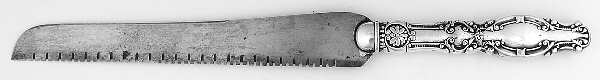 Melrose (Silverplate, 1898) Hollow Handle Solid Cake Saw