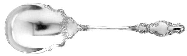 Melrose (Silverplate, 1898) Monogram Solid Smooth Casserole Spoon