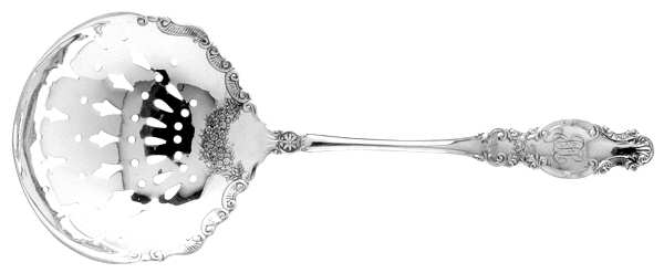 Melrose (Silverplate, 1898) Large Pierced Pea Serving Spoon