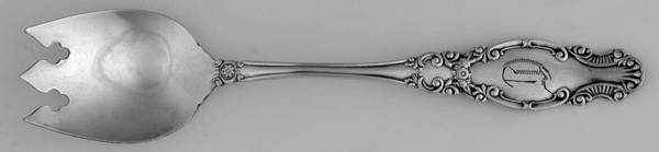 Melrose (Silverplate, 1898) Monogram Ice Cream Fork
