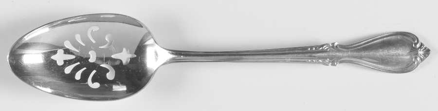 Memory (Silverplate, 1952) Pierced Tablespoon (Serving Spoon)