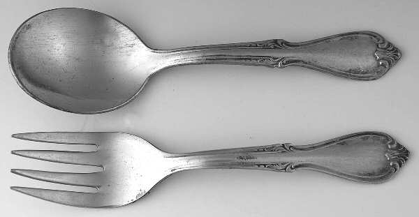 Memory (Silverplate, 1952) 2 Pc Baby Set (BF, BS)