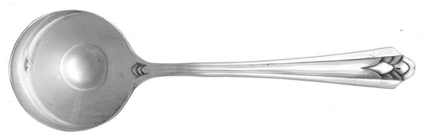 Metropolitan (Silverplate, 1939) Round Bowl Soup Spoon (Bouillon)