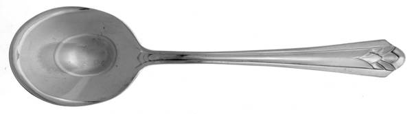 Metropolitan (Silverplate, 1939) Round Bowl Soup Spoon (Gumbo)