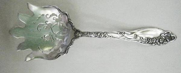 Mille Fleurs (Sterling, 1904) Tomato Server, Solid Piece