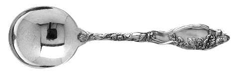 Mille Fleurs (Sterling, 1904) Round Bowl Soup Spoon (Gumbo)