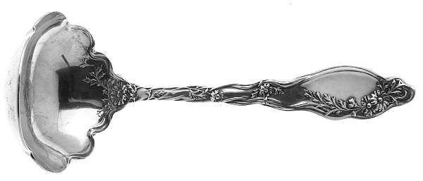Mille Fleurs (Sterling, 1904) Solid Gravy Ladle
