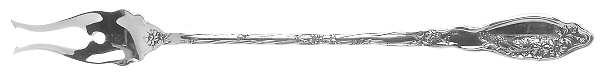 Mille Fleurs (Sterling, 1904) Long Handle Olive Fork