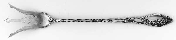Mille Fleurs (Sterling, 1904) Large Lettuce Serving Fork