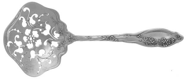Mille Fleurs (Sterling, 1904) Solid Bon Bon Spoon with Pierced Bowl