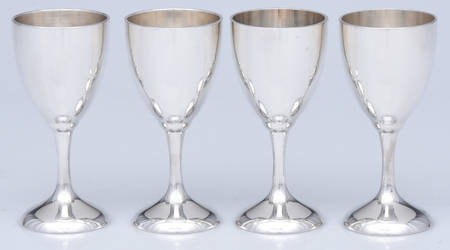 Silverplate Hollowware Cordial Cup - Set of 4