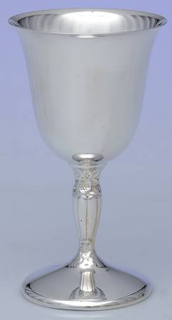Silverplate Hollowware Silverplate Wine Goblet