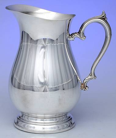 Silverplate Hollowware Silverplate Water Pitcher